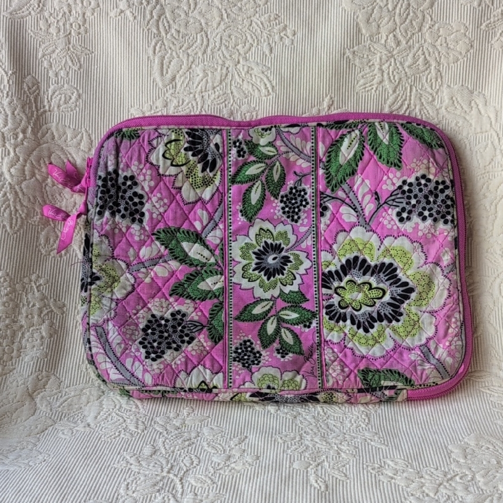 Vera Bradley Floral Quilted Laptop Bag